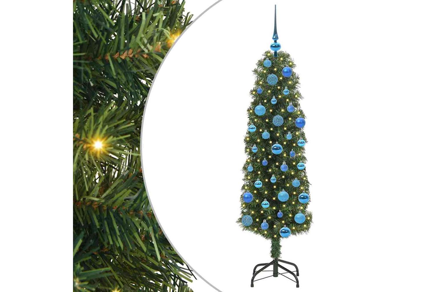 Vidaxl Artificial Christmas Tree With 150 Leds With Stand Green 150 Cm
