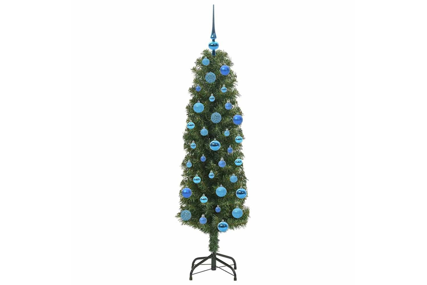 Vidaxl Artificial Christmas Tree With 150 Leds With Stand Green 150 Cm-4