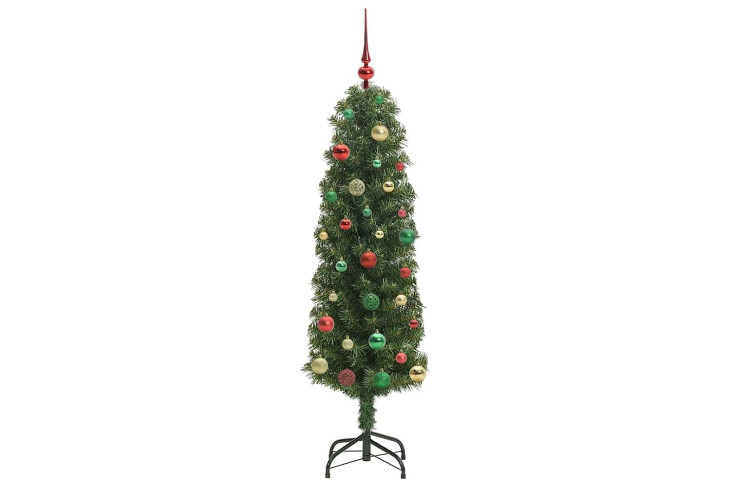 Vidaxl Artificial Christmas Tree With 150 Leds With Stand Green 150 Cm-6