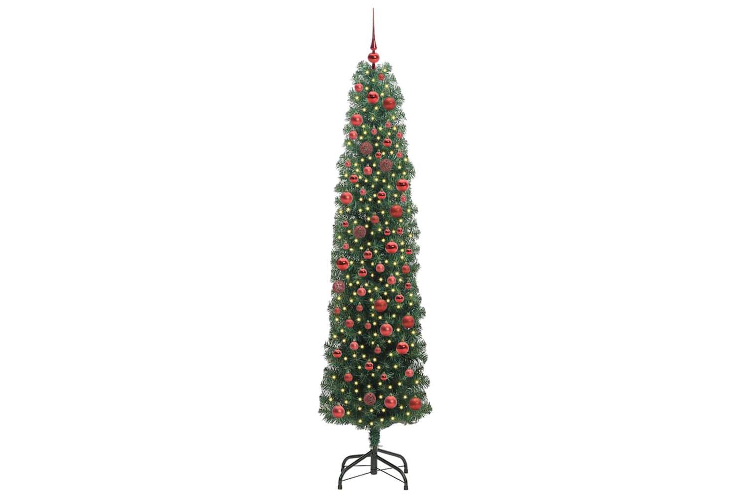 Vidaxl Artificial Christmas Tree With 300 Leds With Stand Green 180 Cm-2