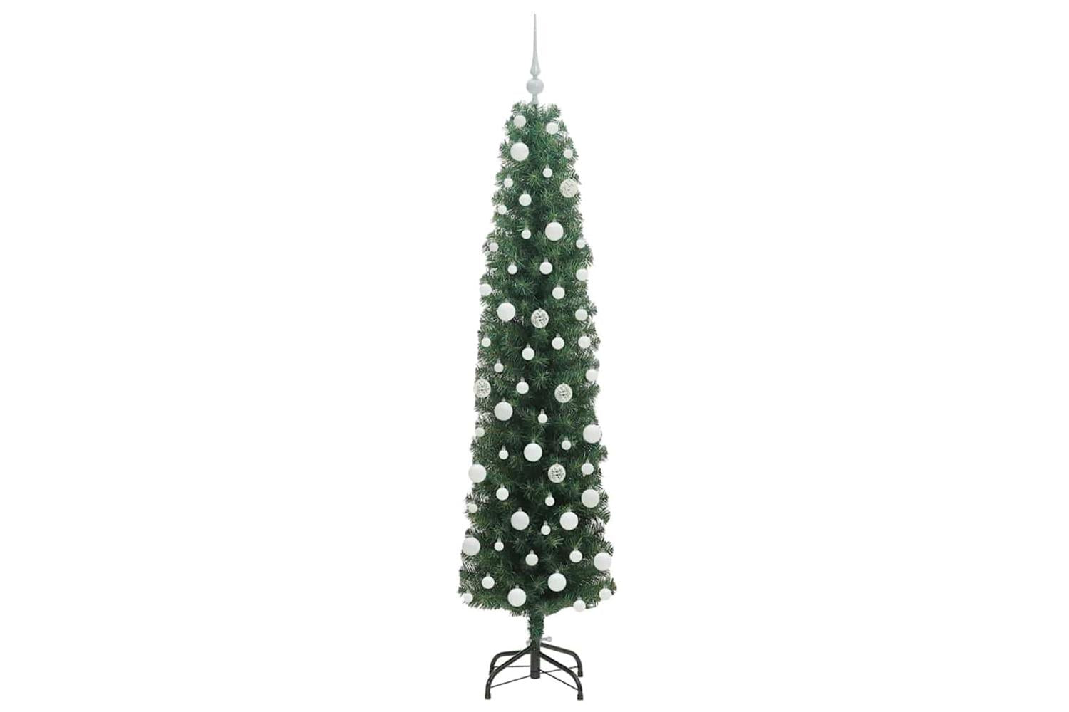 Vidaxl Artificial Christmas Tree With 300 Leds With Stand Green 180 Cm-4