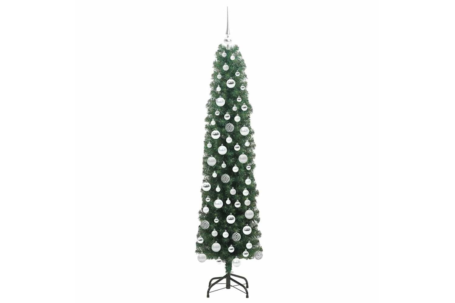 Vidaxl Artificial Christmas Tree With 300 Leds With Stand Green 180 Cm-4