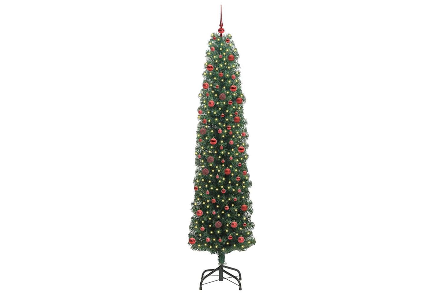 Vidaxl Artificial Christmas Tree With 300 Leds With Stand Green 210 Cm-2