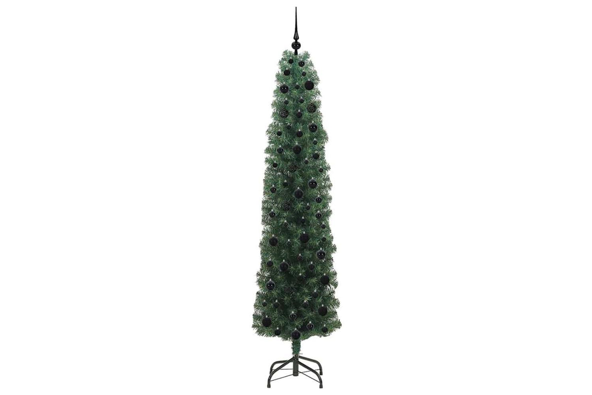 Vidaxl Artificial Christmas Tree With 300 Leds With Stand Green 210 Cm-4
