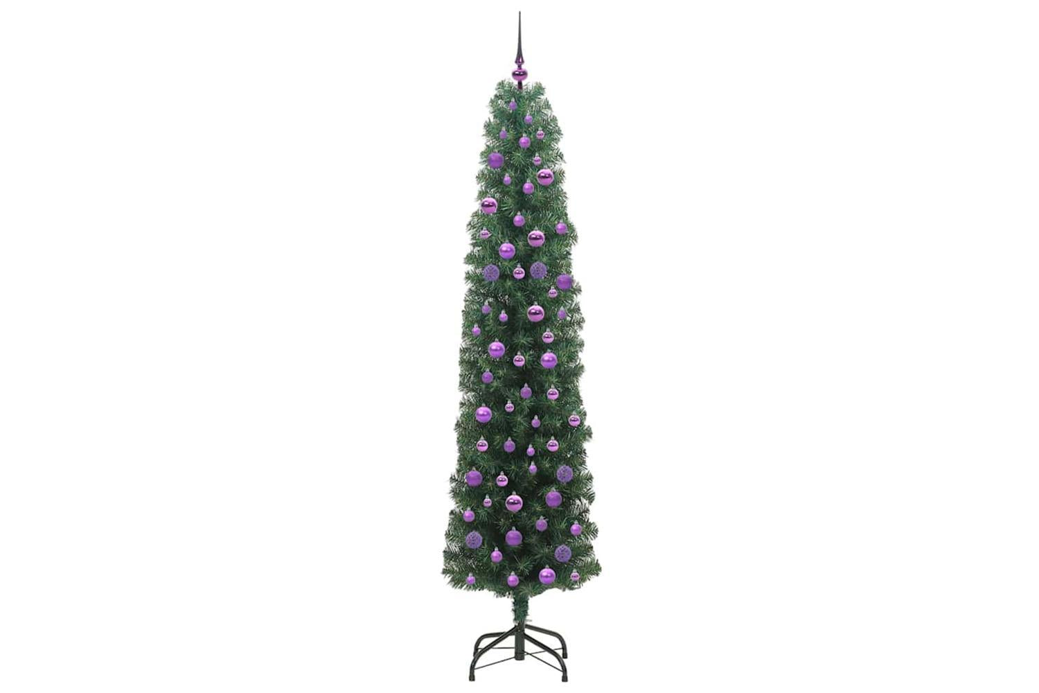 Vidaxl Artificial Christmas Tree With 300 Leds With Stand Green 210 Cm-4