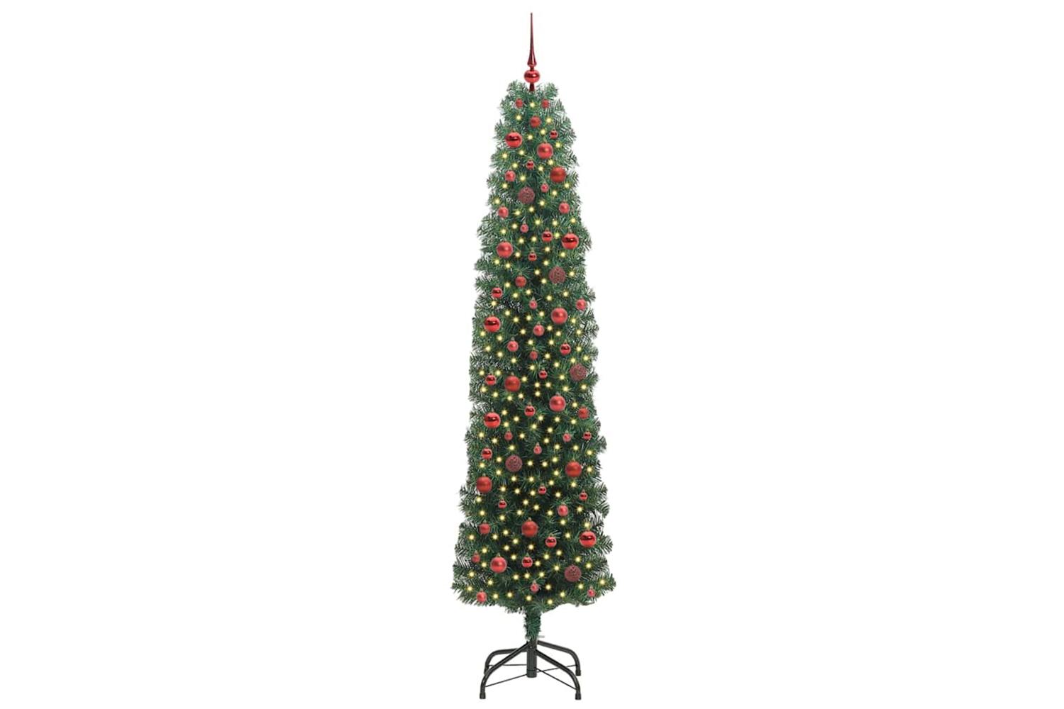 Vidaxl Artificial Christmas Tree With 300 Leds With Stand Green 240 Cm-3