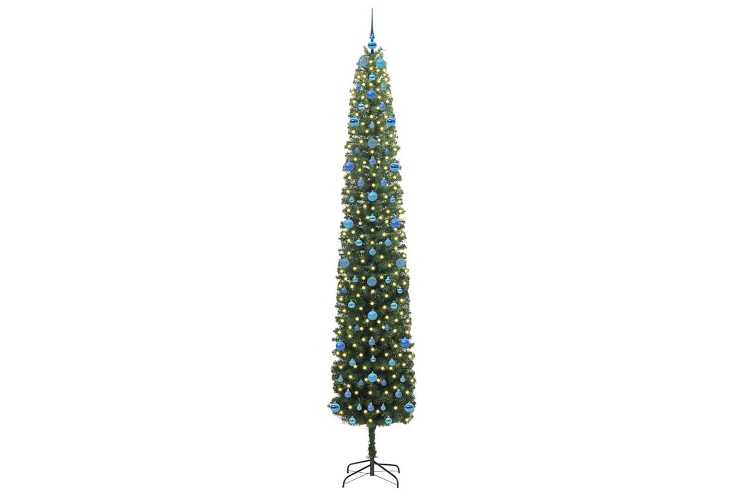 Vidaxl Artificial Christmas Tree With 300 Leds With Stand Green 270 Cm-3