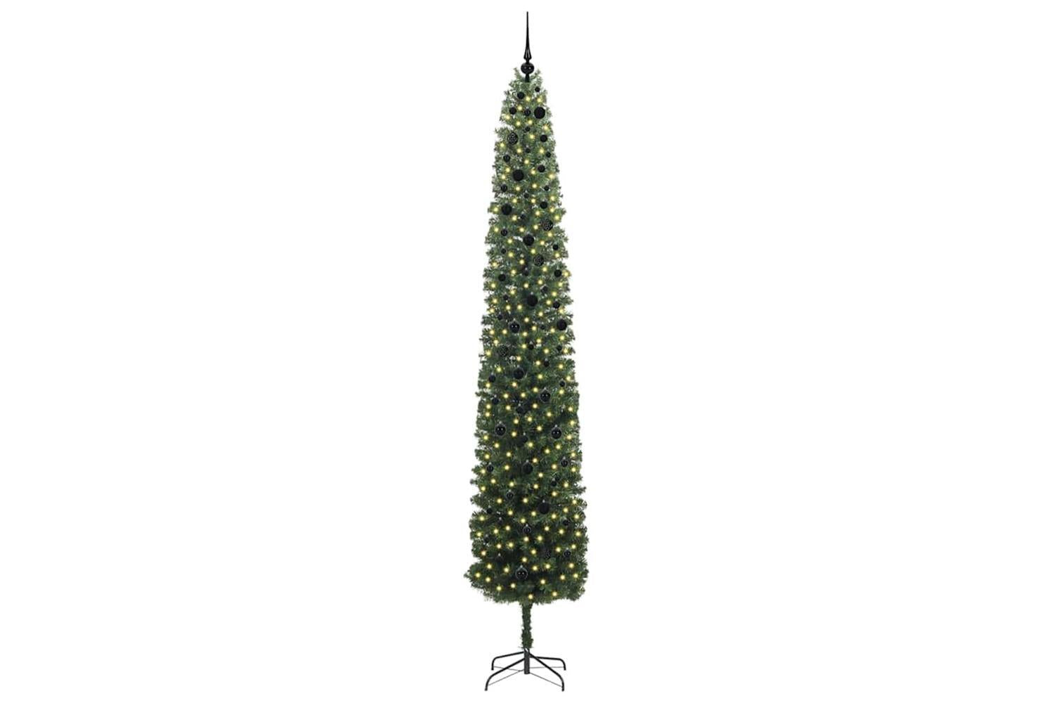 Vidaxl Artificial Christmas Tree With 300 Leds With Stand Green 300 Cm-3