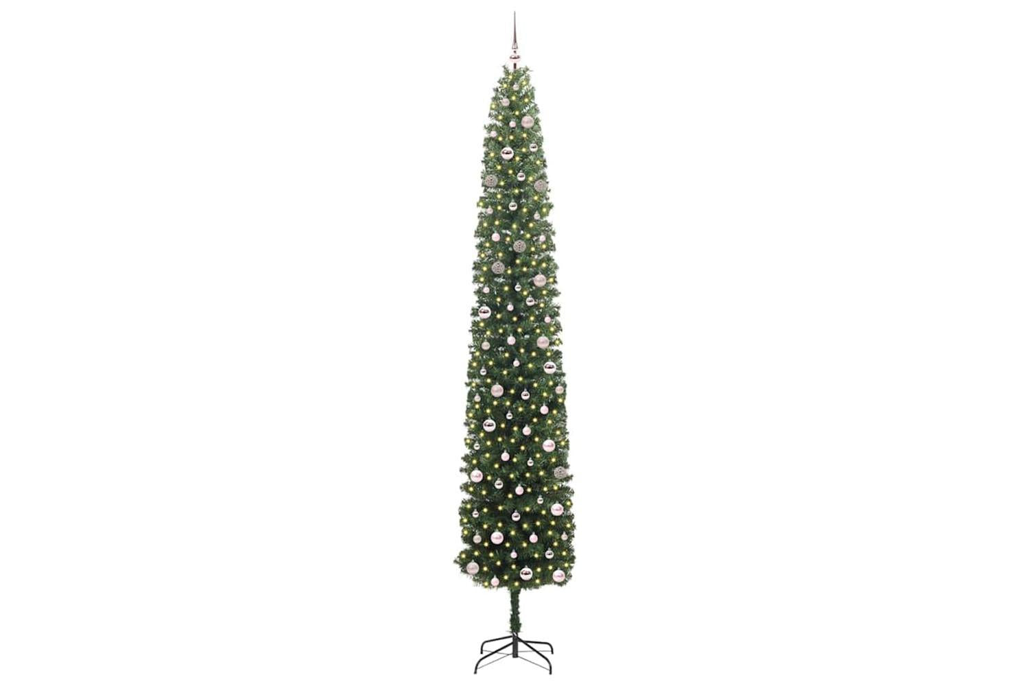 Vidaxl Artificial Christmas Tree With 300 Leds With Stand Green 300 Cm-3