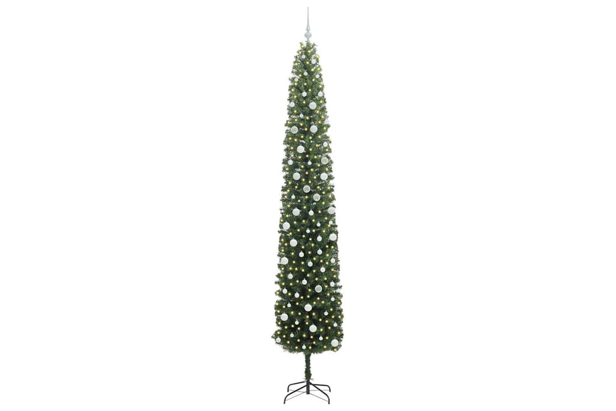 Vidaxl Artificial Christmas Tree With 300 Leds With Stand Green 300 Cm-3