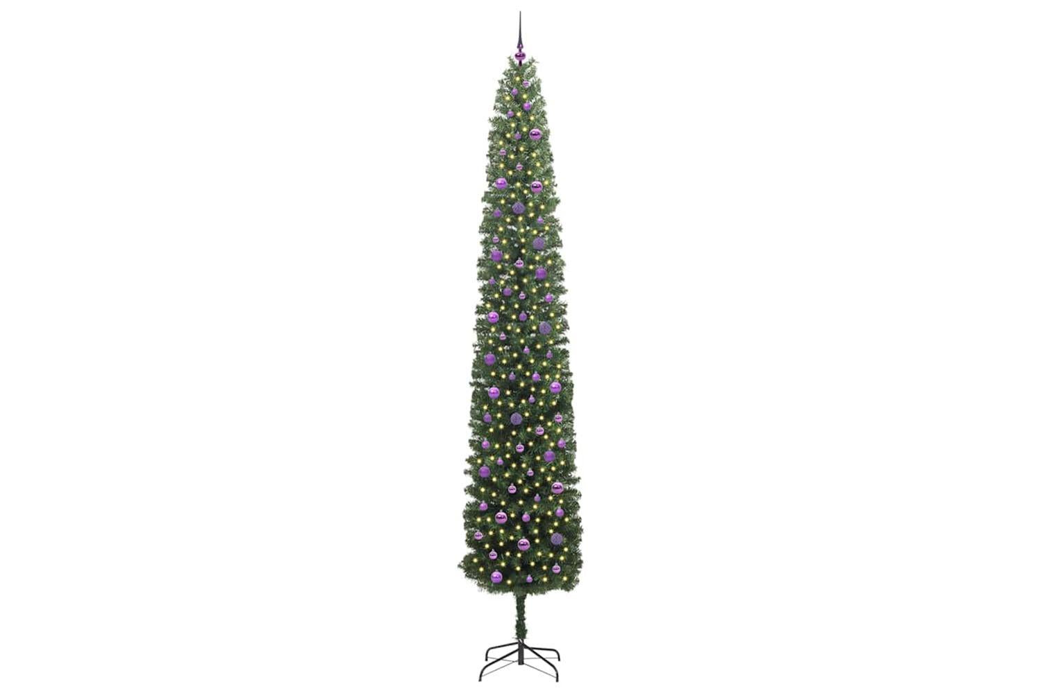 Vidaxl Artificial Christmas Tree With 300 Leds With Stand Green 300 Cm-3