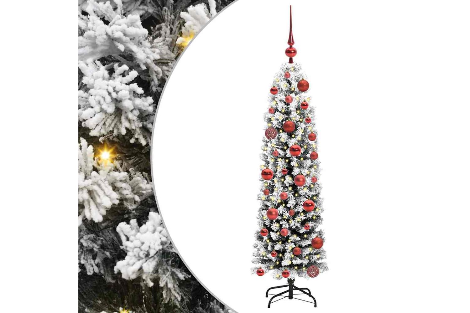 Vidaxl Artificial Christmas Tree With 150 Leds With Stand Green 120 Cm-2