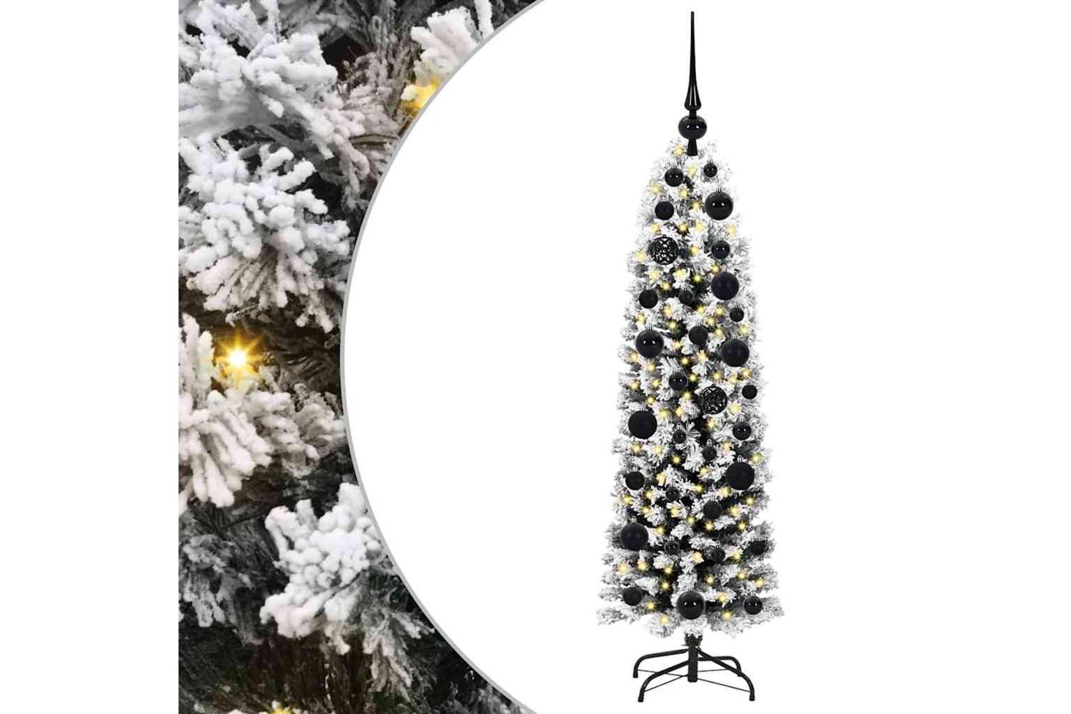 Vidaxl Artificial Christmas Tree With 150 Leds With Stand Green 120 Cm-2