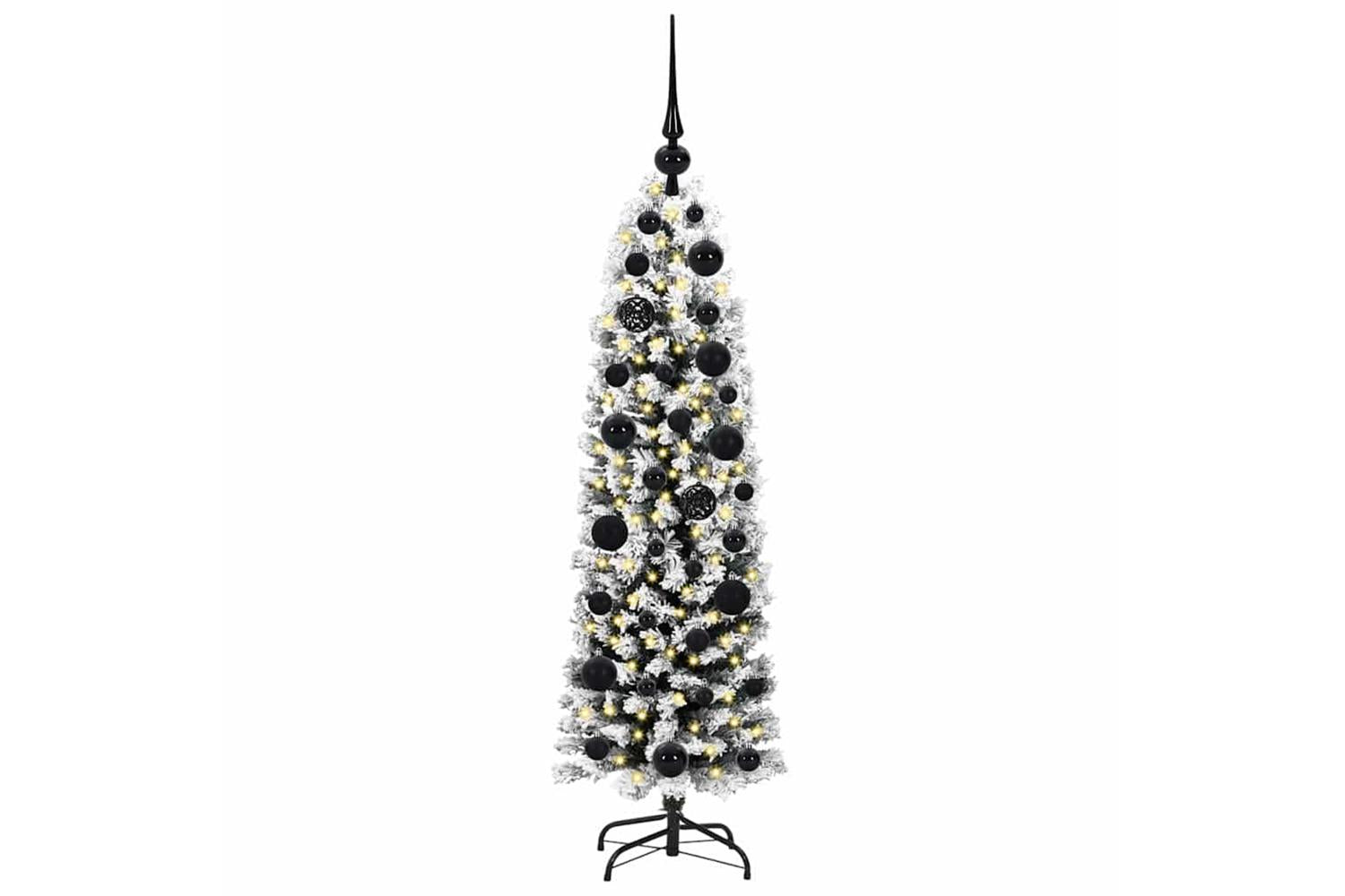 Vidaxl Artificial Christmas Tree With 150 Leds With Stand Green 120 Cm-3