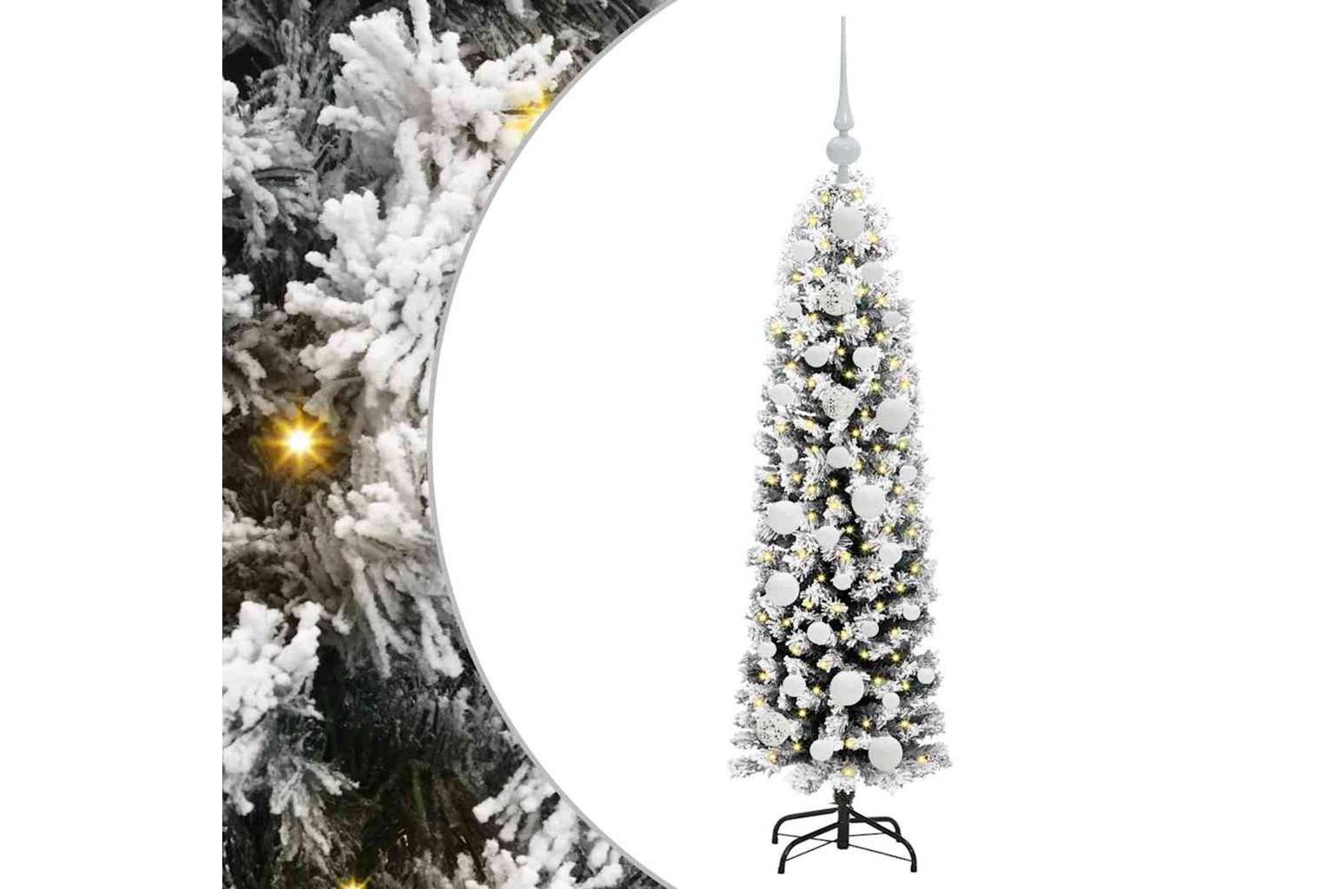Vidaxl Artificial Christmas Tree With 150 Leds With Stand Green 120 Cm-2