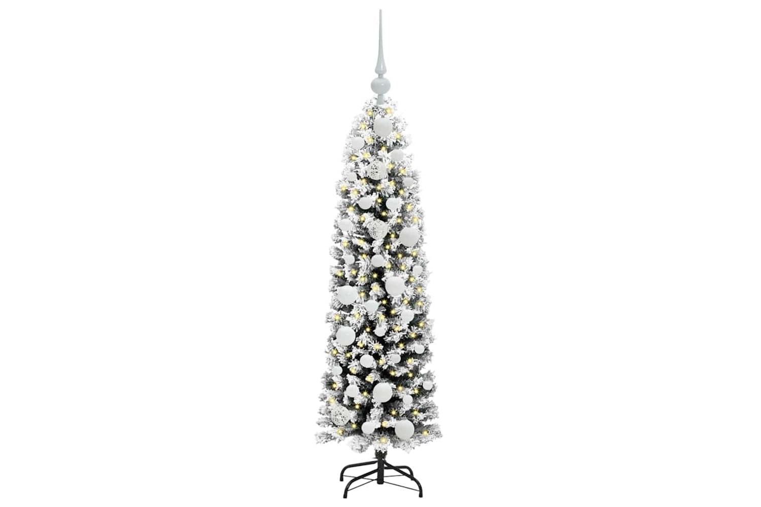 Vidaxl Artificial Christmas Tree With 150 Leds With Stand Green 120 Cm-3