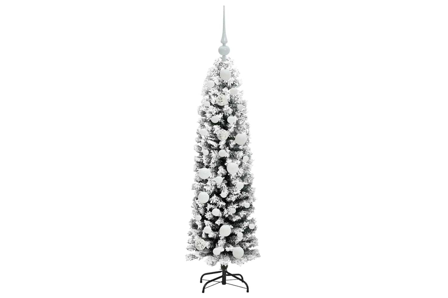 Vidaxl Artificial Christmas Tree With 150 Leds With Stand Green 120 Cm-4