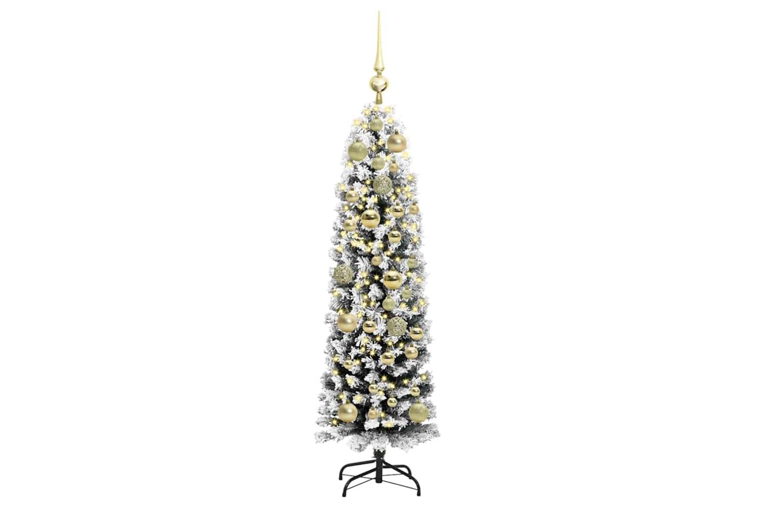 Vidaxl Artificial Christmas Tree With 150 Leds With Stand Green 120 Cm-3