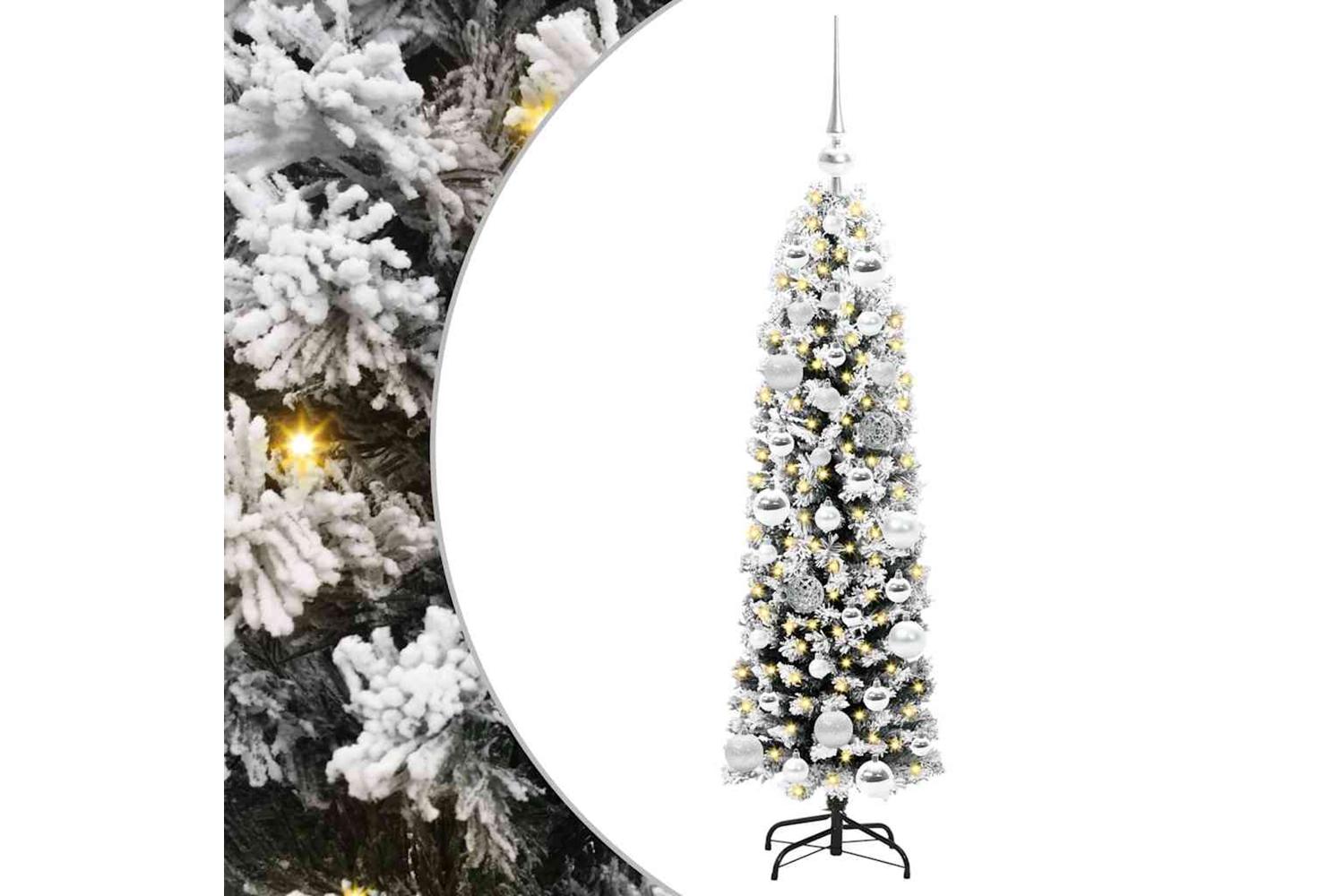 Vidaxl Artificial Christmas Tree With 150 Leds With Stand Green 120 Cm-2