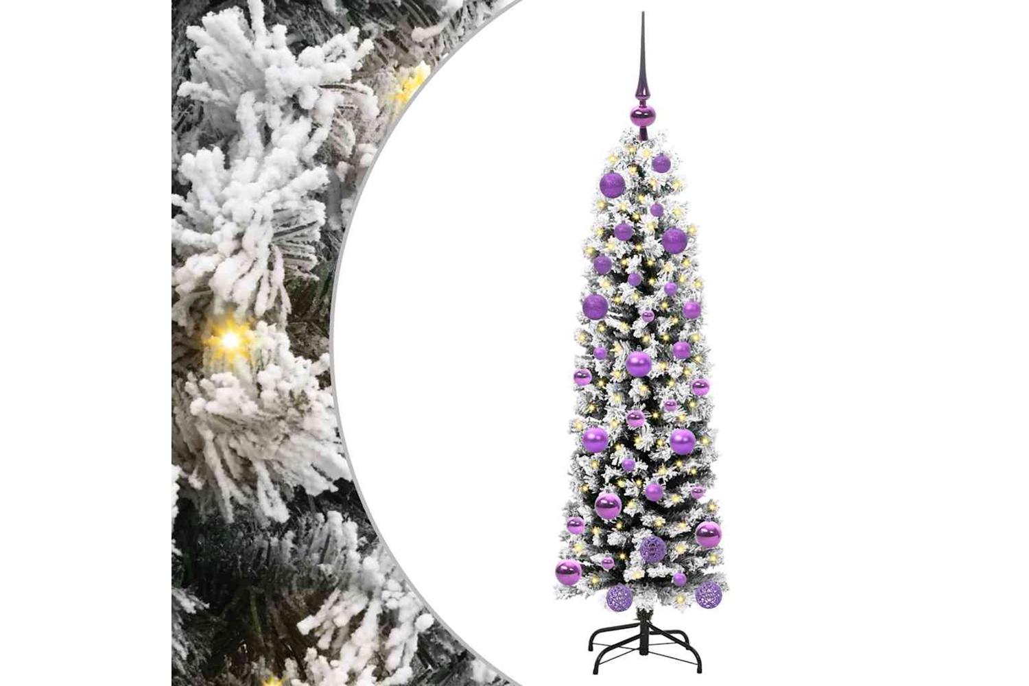 Vidaxl Artificial Christmas Tree With 150 Leds With Stand Green 120 Cm-2