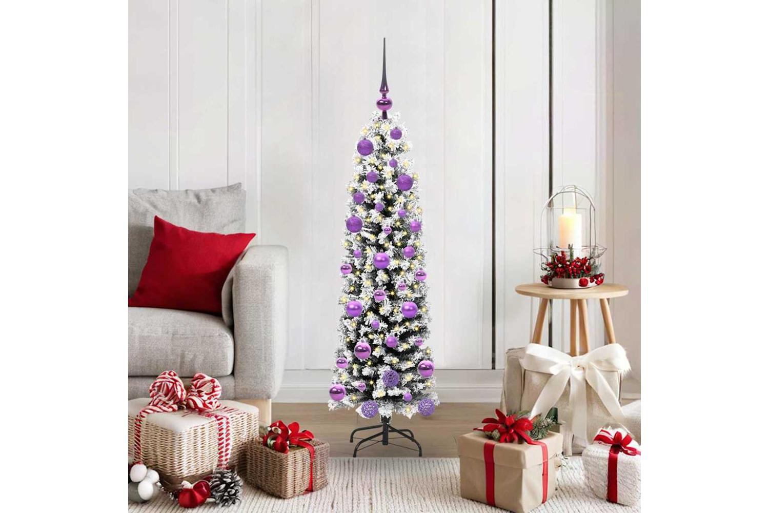 Vidaxl Artificial Christmas Tree With 150 Leds With Stand Green 120 Cm-3