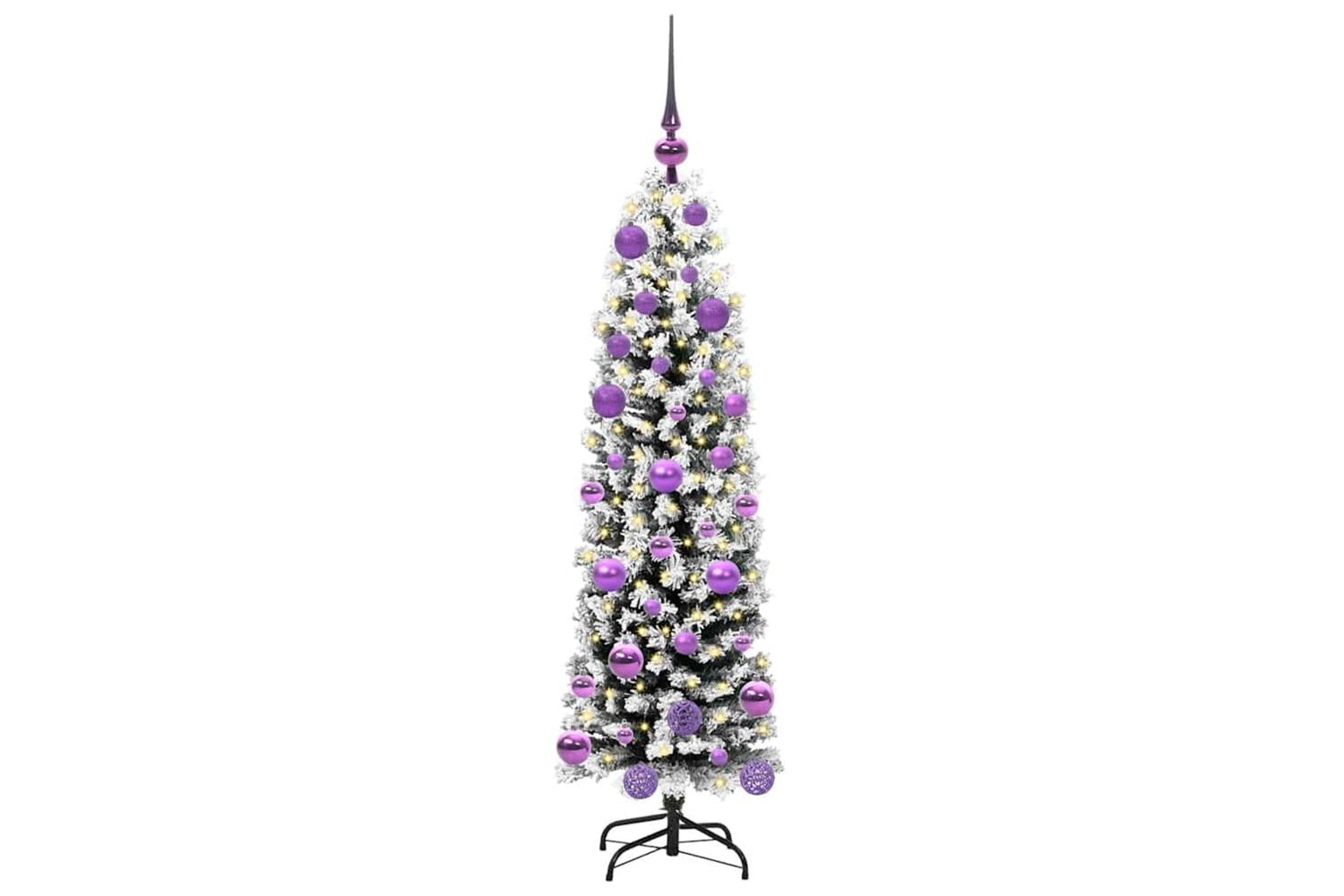 Vidaxl Artificial Christmas Tree With 150 Leds With Stand Green 120 Cm-6
