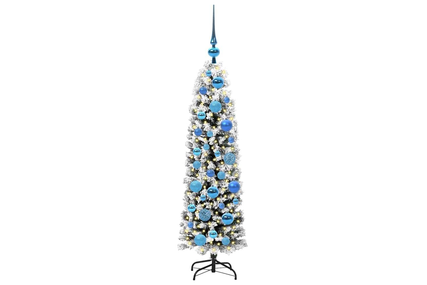 Vidaxl Artificial Christmas Tree With 150 Leds With Stand Green 120 Cm-3