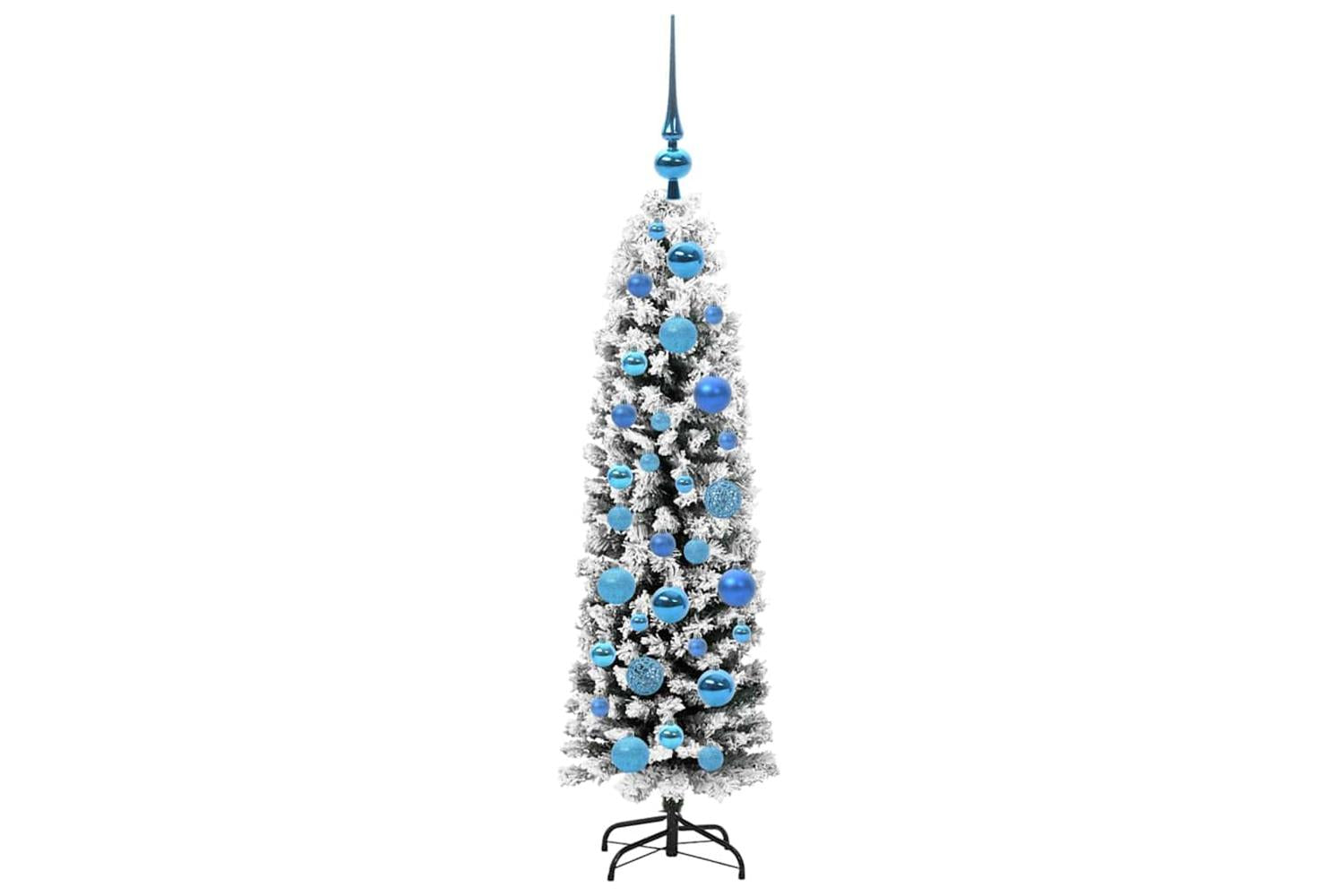 Vidaxl Artificial Christmas Tree With 150 Leds With Stand Green 120 Cm-4