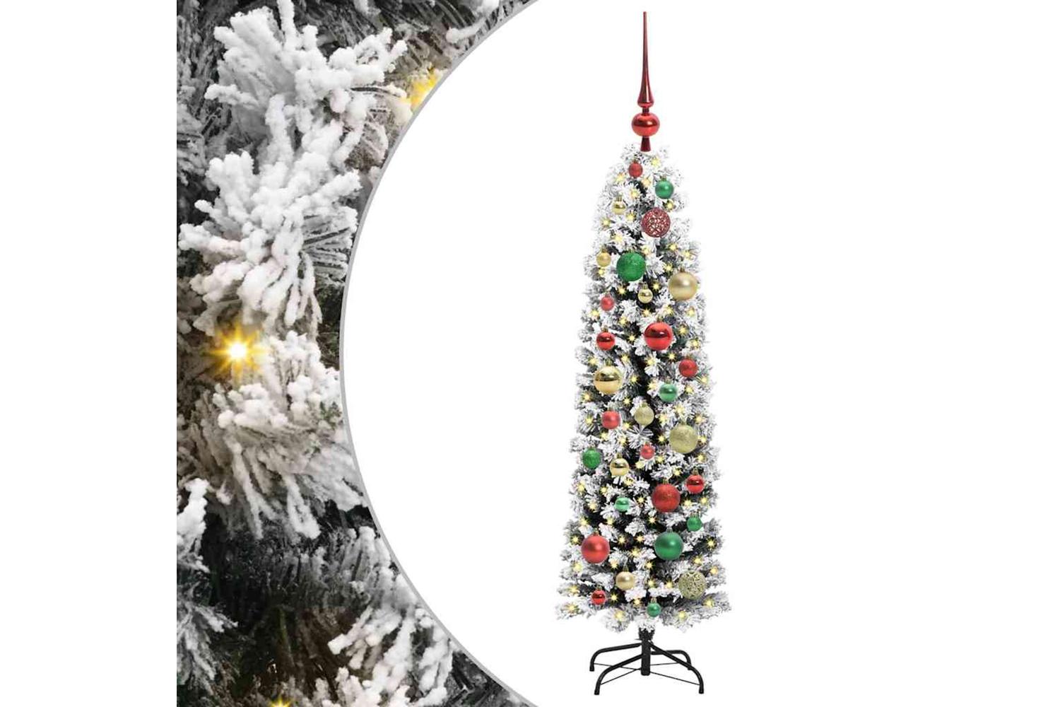 Vidaxl Artificial Christmas Tree With 150 Leds With Stand Green 120 Cm-2
