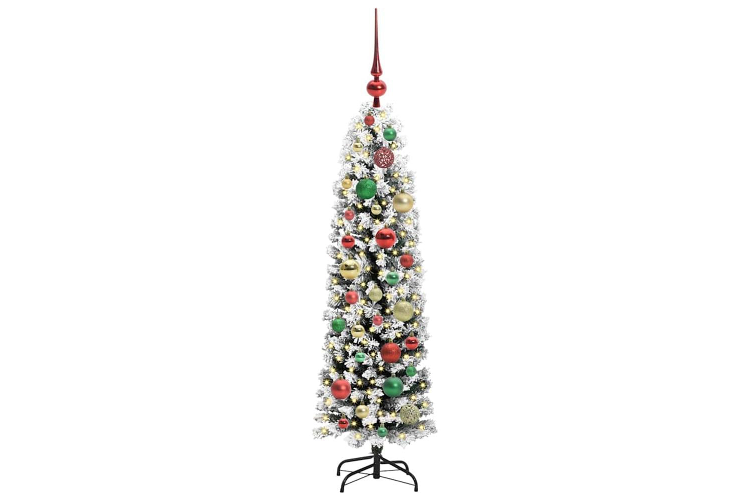 Vidaxl Artificial Christmas Tree With 150 Leds With Stand Green 120 Cm-3