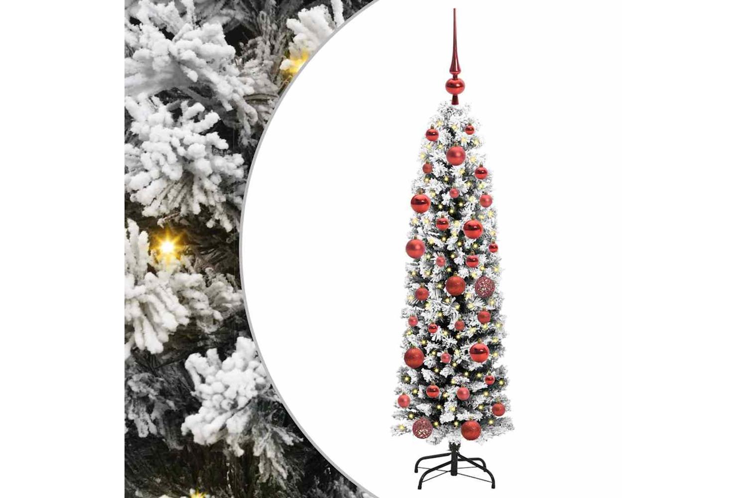 Vidaxl Artificial Christmas Tree With 150 Leds With Stand Green 150 Cm-2