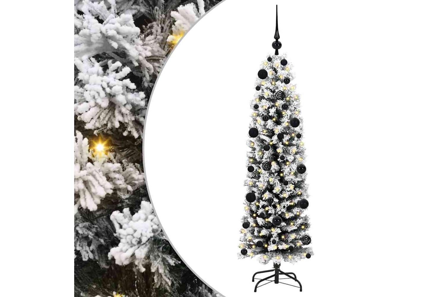Vidaxl Artificial Christmas Tree With 150 Leds With Stand Green 150 Cm-2