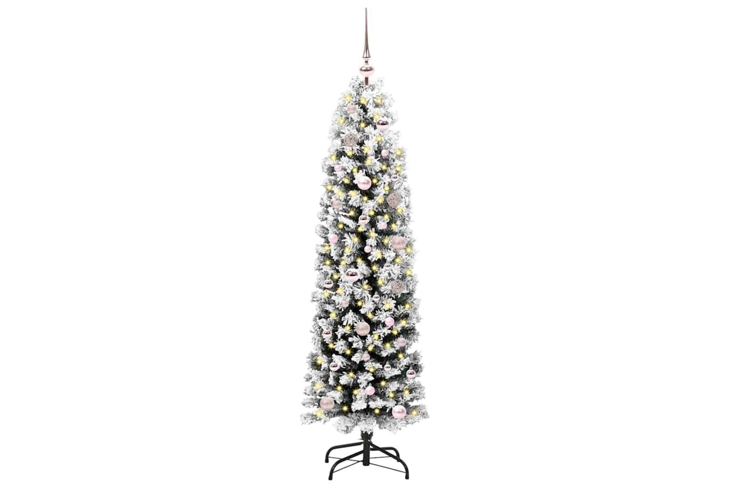 Vidaxl Artificial Christmas Tree With 150 Leds With Stand Green 150 Cm-2