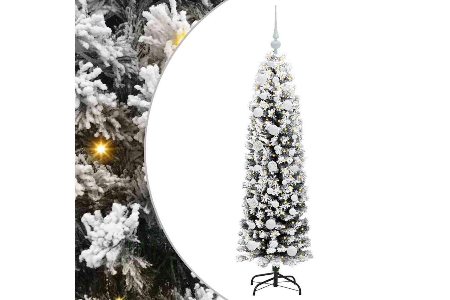 Vidaxl Artificial Christmas Tree With 150 Leds With Stand Green 150 Cm-2