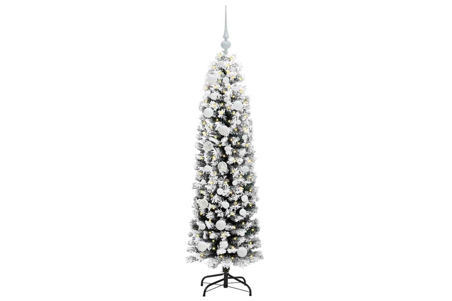 Vidaxl Artificial Christmas Tree With 150 Leds With Stand Green 150 Cm-3