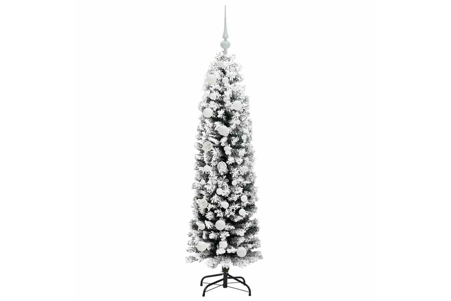 Vidaxl Artificial Christmas Tree With 150 Leds With Stand Green 150 Cm-4