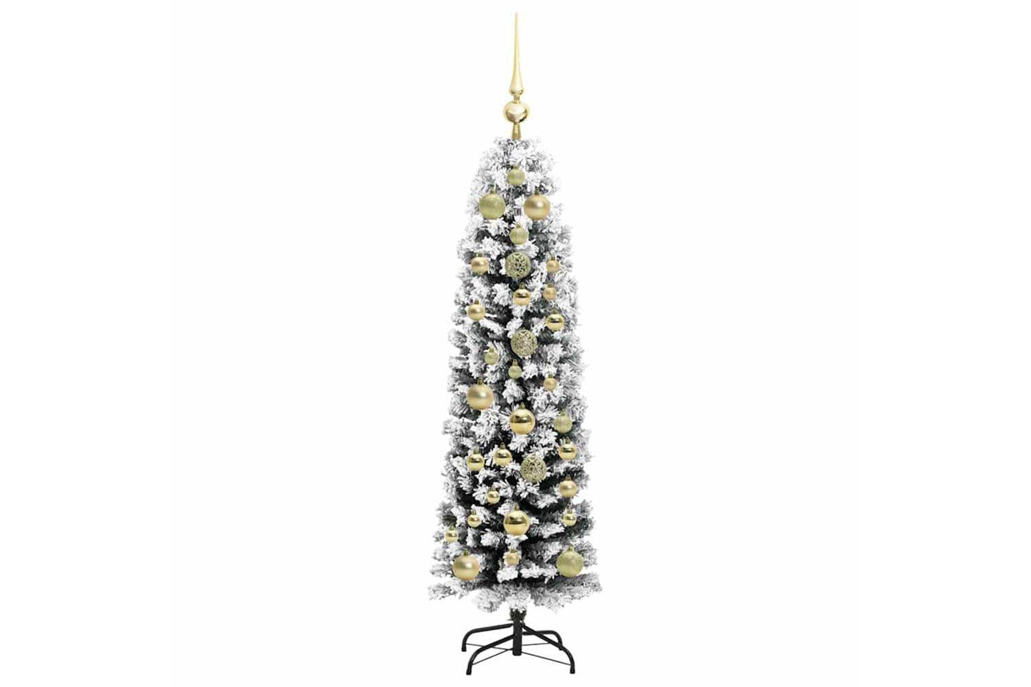 Vidaxl Artificial Christmas Tree With 150 Leds With Stand Green 150 Cm-4