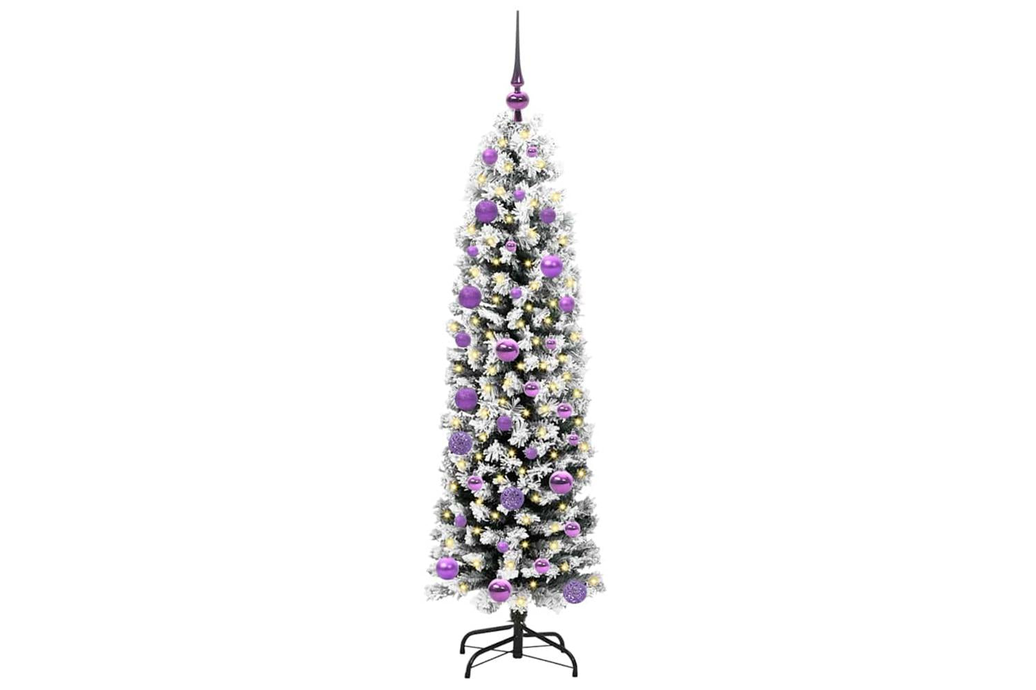 Vidaxl Artificial Christmas Tree With 150 Leds With Stand Green 150 Cm-3
