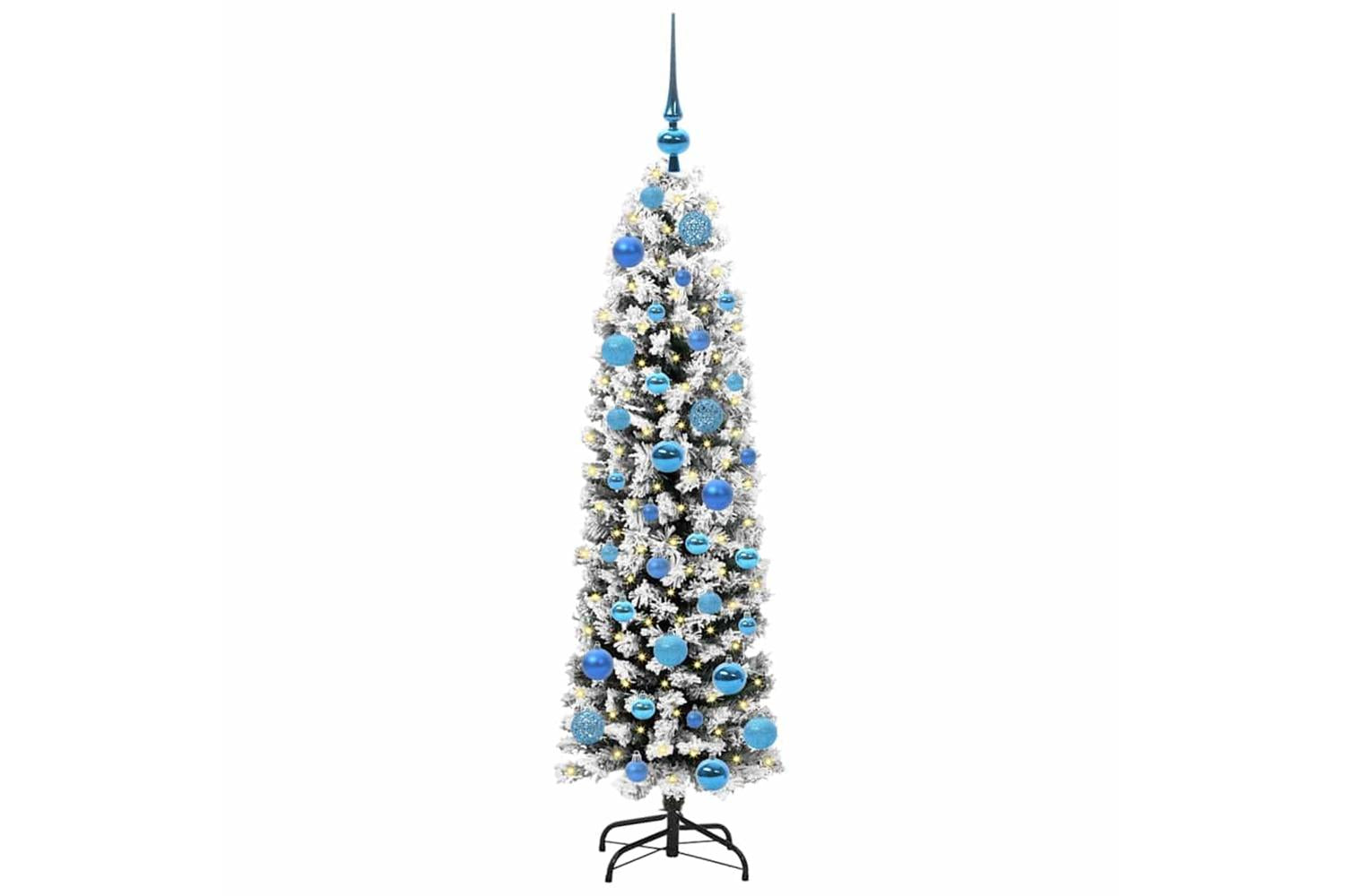 Vidaxl Artificial Christmas Tree With 150 Leds With Stand Green 150 Cm-3