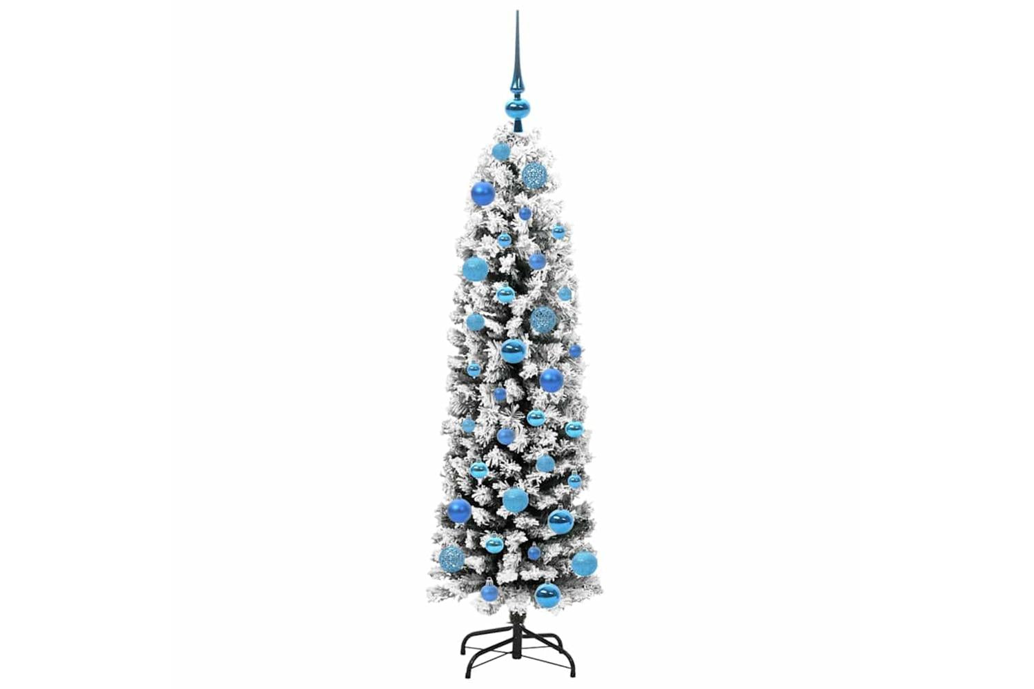 Vidaxl Artificial Christmas Tree With 150 Leds With Stand Green 150 Cm-4