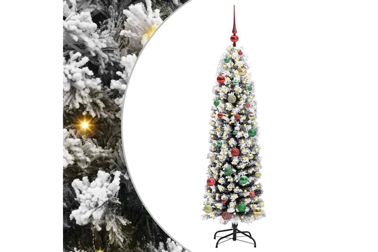 Vidaxl Artificial Christmas Tree With 150 Leds With Stand Green 150 Cm-2