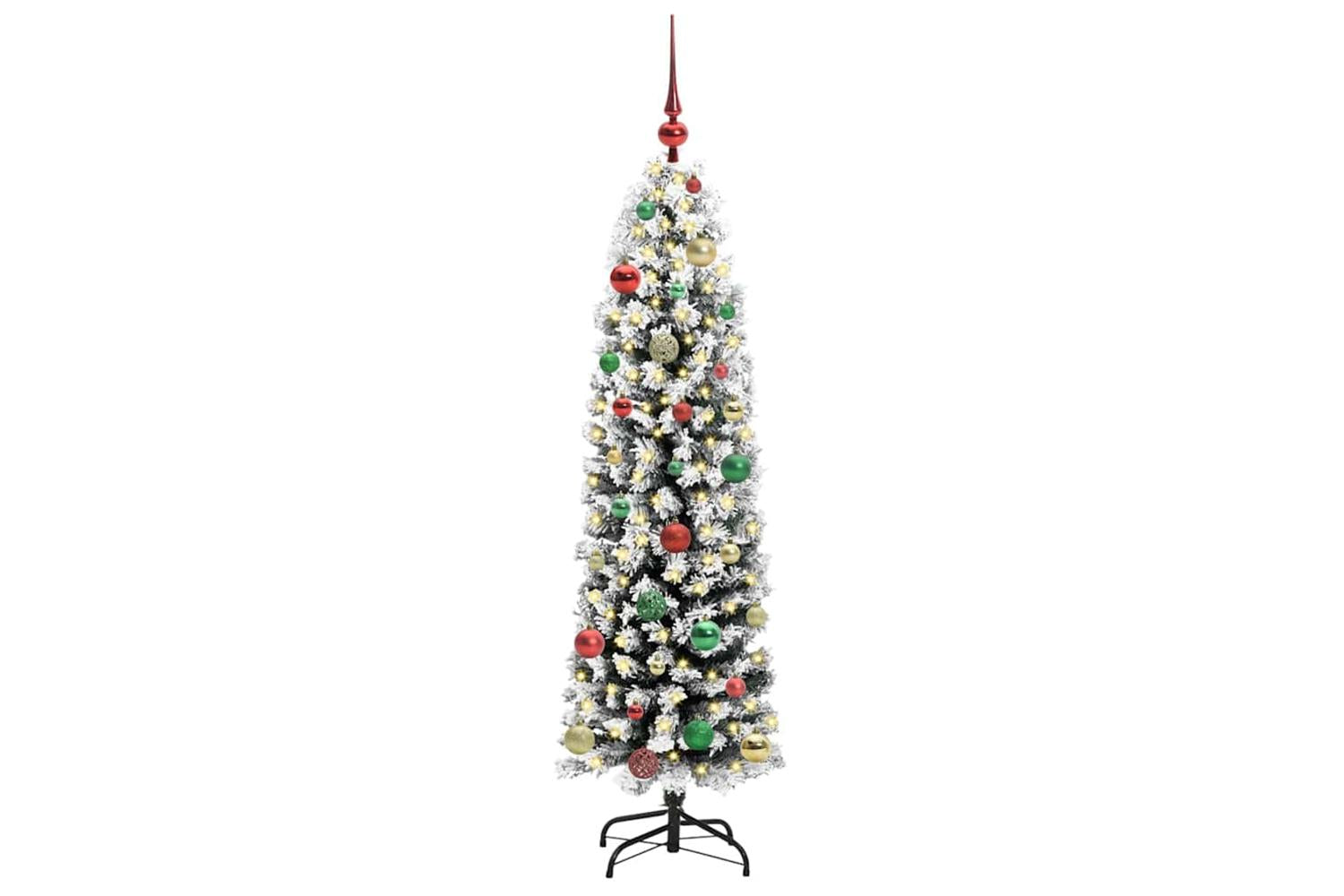 Vidaxl Artificial Christmas Tree With 150 Leds With Stand Green 150 Cm-3