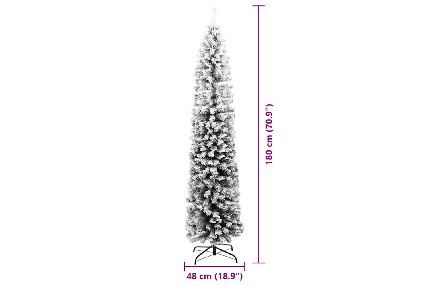 Vidaxl Artificial Christmas Tree With 300 Leds With Stand Green 180 Cm-9