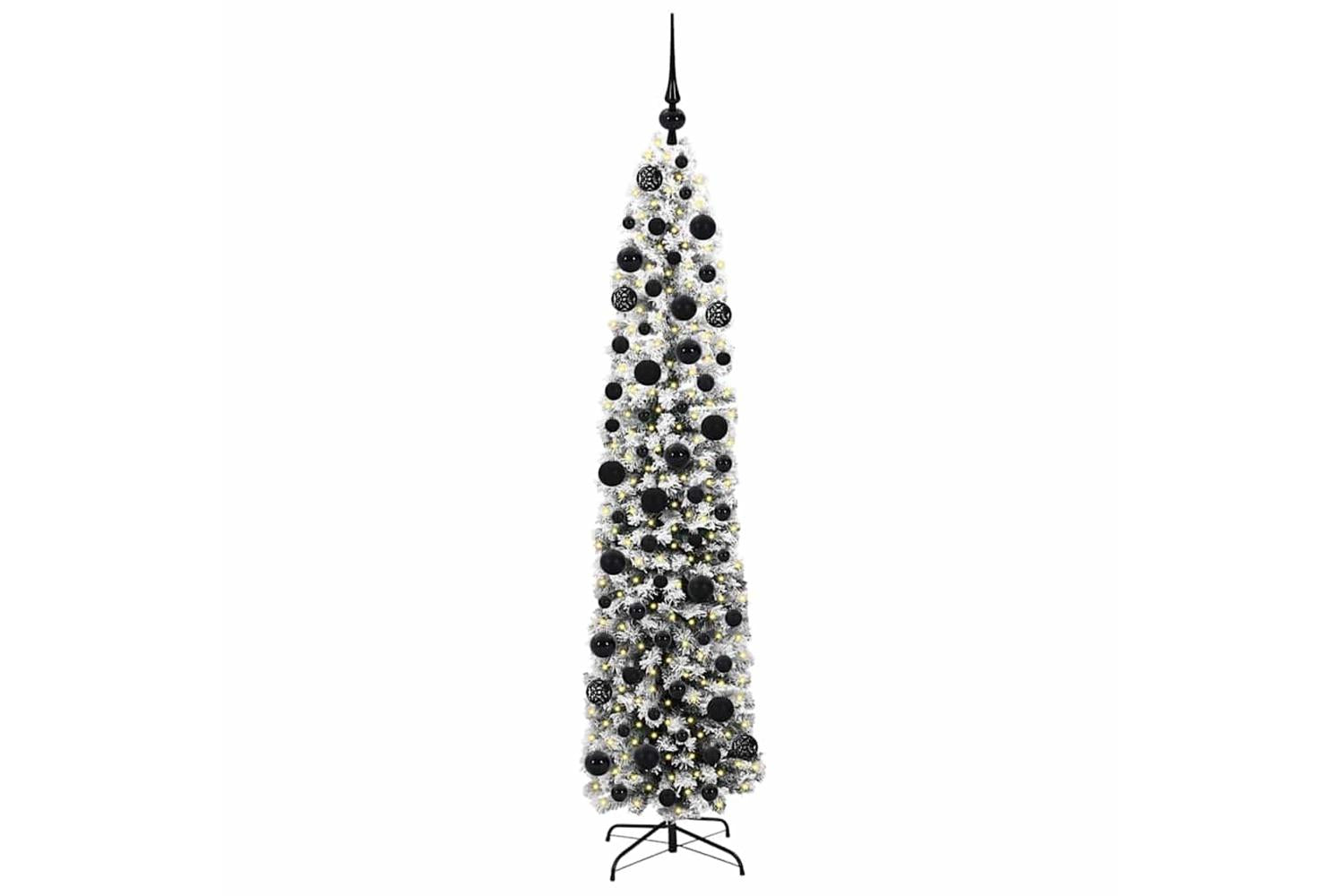 Vidaxl Artificial Christmas Tree With 300 Leds With Stand Green 180 Cm-3