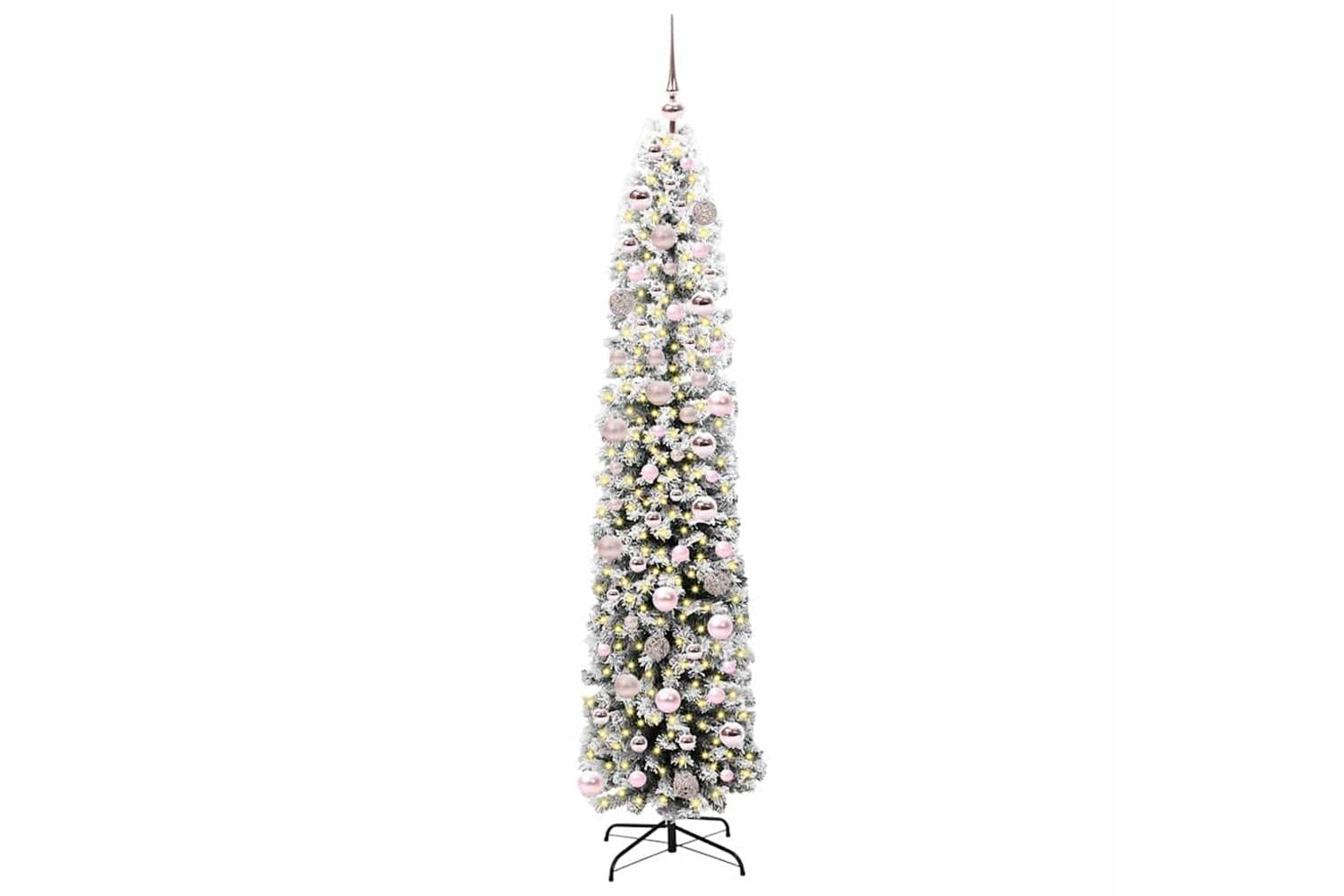 Vidaxl Artificial Christmas Tree With 300 Leds With Stand Green 180 Cm-2