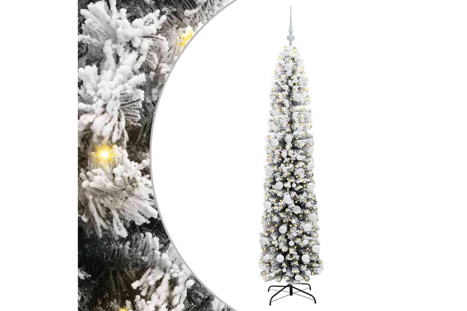 Vidaxl Artificial Christmas Tree With 300 Leds With Stand Green 180 Cm-2