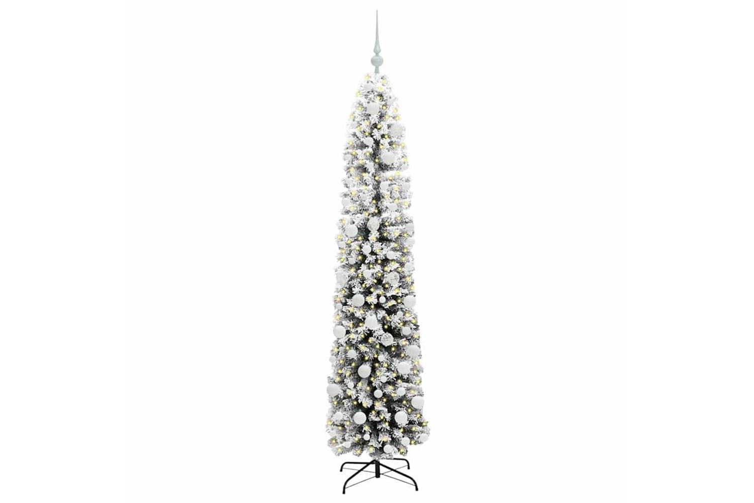 Vidaxl Artificial Christmas Tree With 300 Leds With Stand Green 180 Cm-3