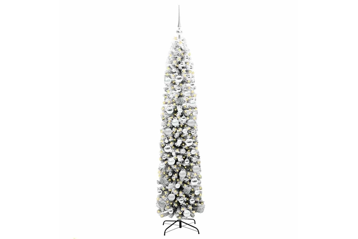 Vidaxl Artificial Christmas Tree With 300 Leds With Stand Green 180 Cm-3