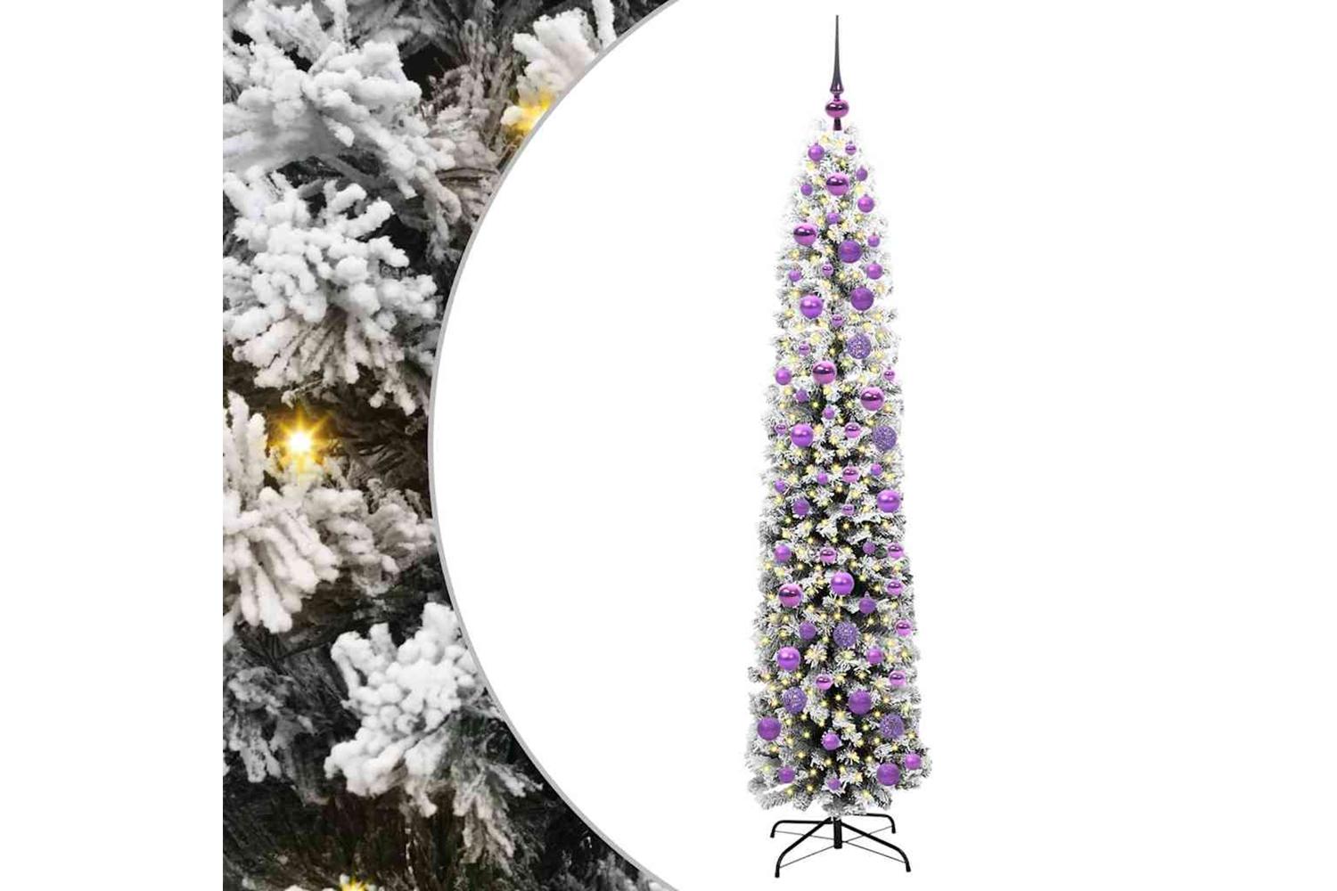 Vidaxl Artificial Christmas Tree With 300 Leds With Stand Green 180 Cm-2