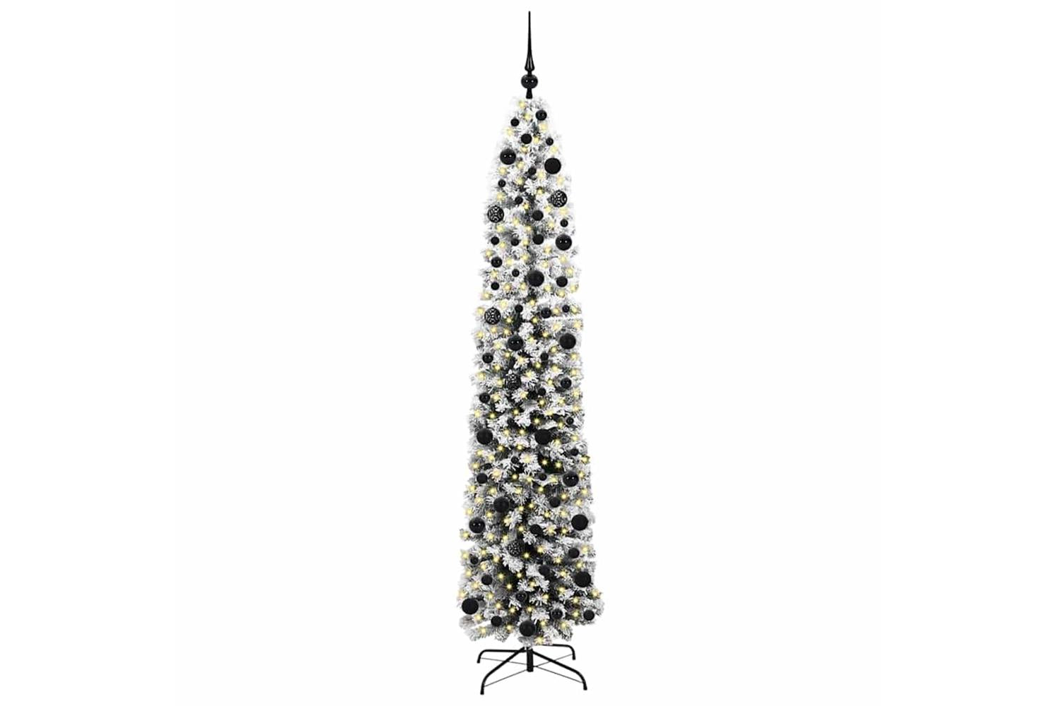 Vidaxl Artificial Christmas Tree With 300 Leds With Stand Green 210 Cm-3